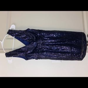 Blue sparkley Lulus dress